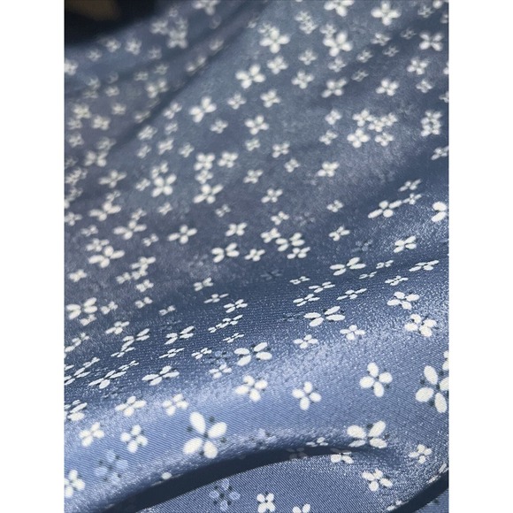 Vtg Floral Ditsy Modest Elasticized Waist Pull-On Maxi Bias Cut Skirt Large - Picture 7 of 7